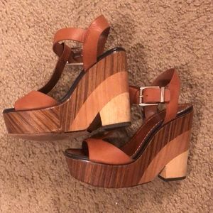 70’s Platform wedge sandals 5.5 Urban Outfitter’s